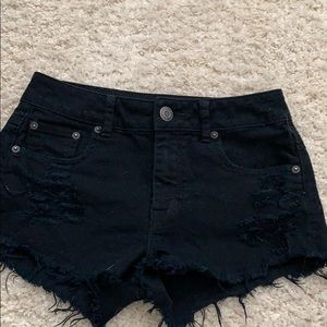 American eagle high rise shorties